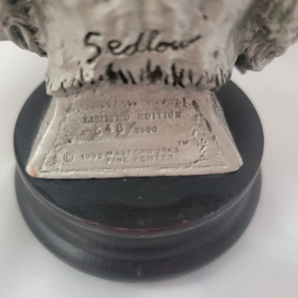 Chief Red Cloud Pewter Bust - Picture 8 of 8